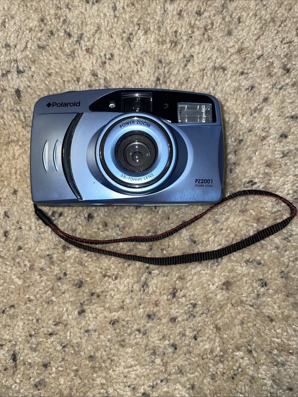 Polaroid PZ2001 Power Zoom 35-70mm 2x Zoom Camera Works!